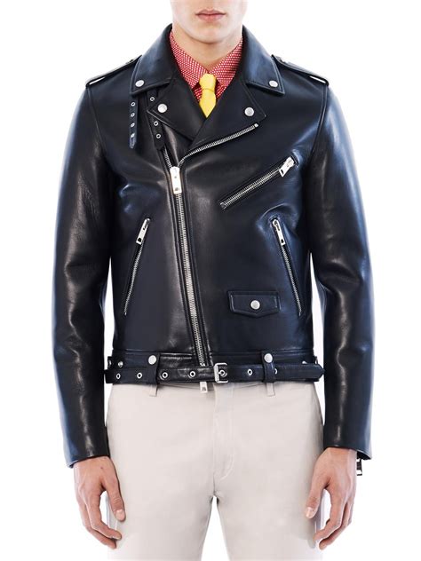 burberry prorsum leather jacket in mens coats jackets|burberry clothing for men.